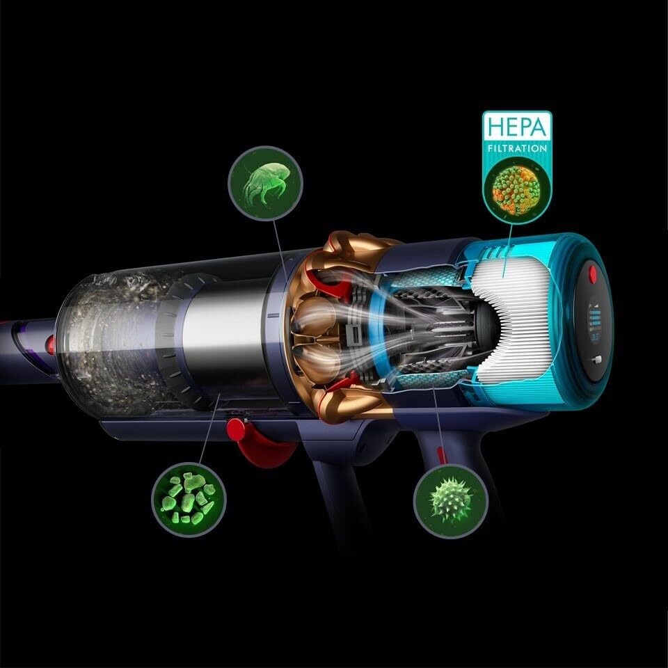 Dyson SV23 Gen5detect Absolute Cordless Upright Broom Blue Copper